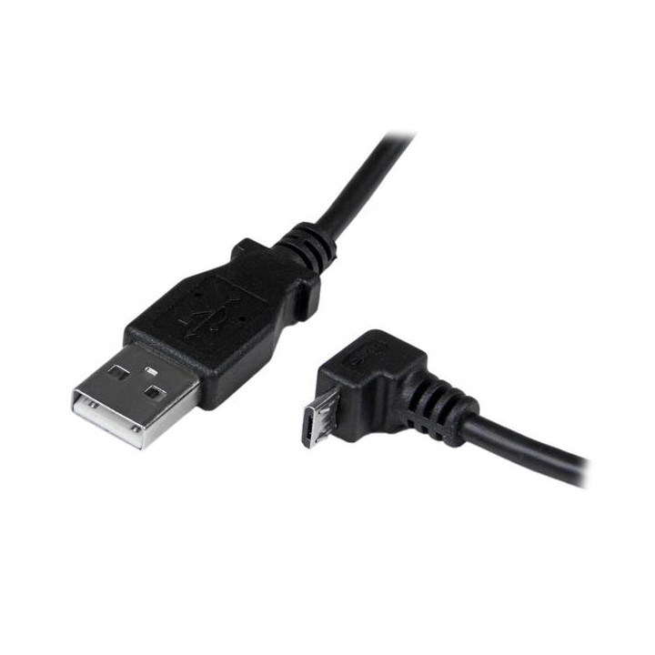 StarTech.com Câble Micro USB 2 m - A vers Micro B coudé 90° vers le bas