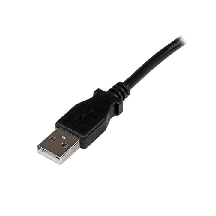 StarTech.com Câble USB 2.0 A vers USB B Coudé à droite Mâle / Mâle pour imprimante - 1 m - Noir