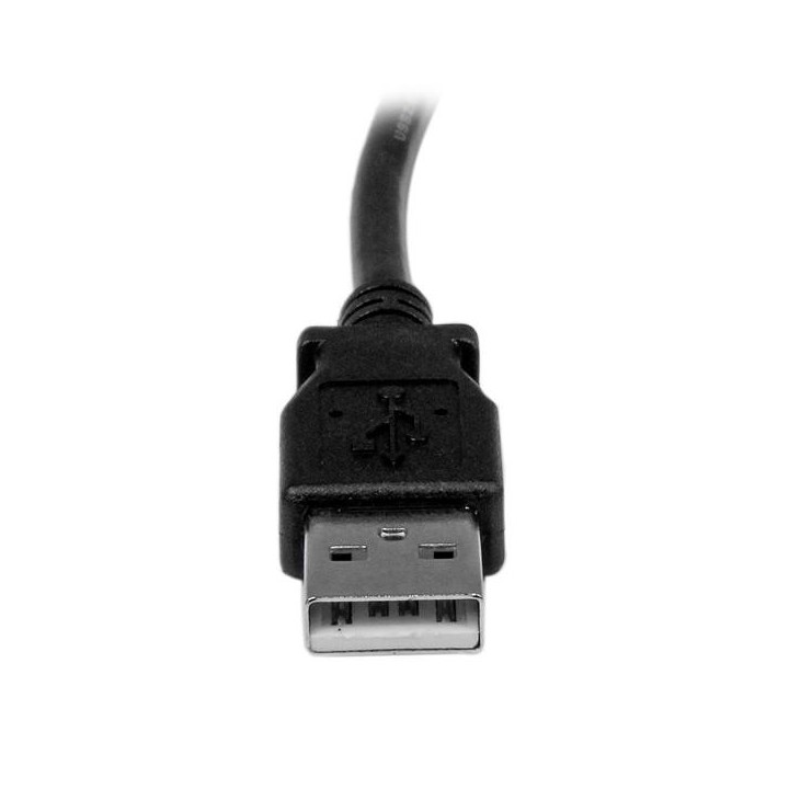 StarTech.com Câble USB 2.0 A vers USB B Coudé à droite Mâle / Mâle pour imprimante - 1 m - Noir