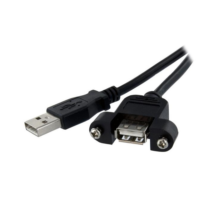 StarTech.com Câble USB Montage sur Panneau A Femelle vers A Mâle - 91 cm