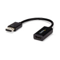 StarTech.com Adaptateur DisplayPort vers HDMI - Convertisseur Vidéo DP Actif 4K 30Hz vers HDMI - Câble d'Adaptation pour Moni