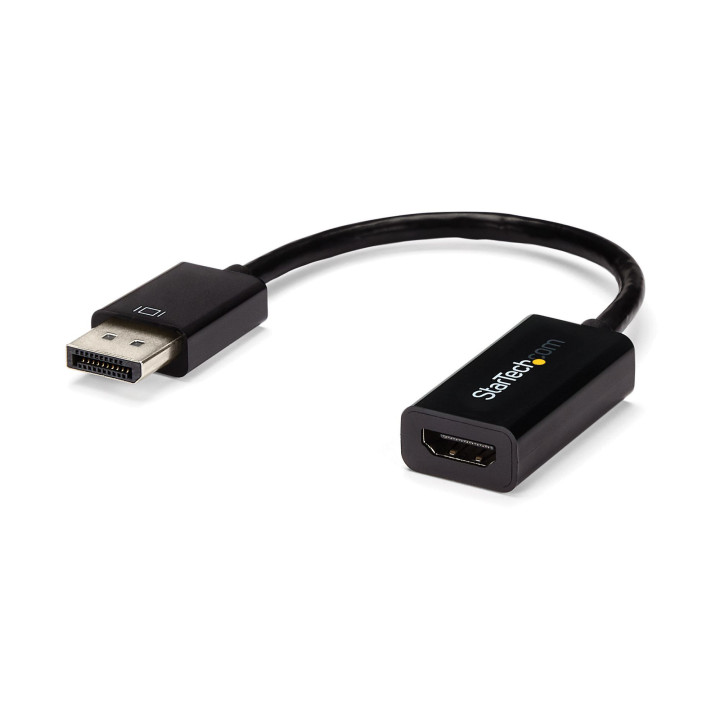 StarTech.com Adaptateur DisplayPort vers HDMI - Convertisseur Vidéo DP Actif 4K 30Hz vers HDMI - Câble d'Adaptation pour Moni